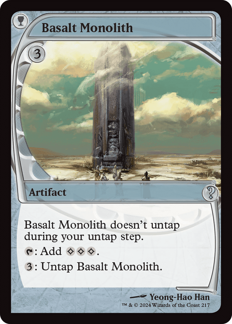 Basalt Monolith (Future Sight) [Mystery Booster 2] Foil