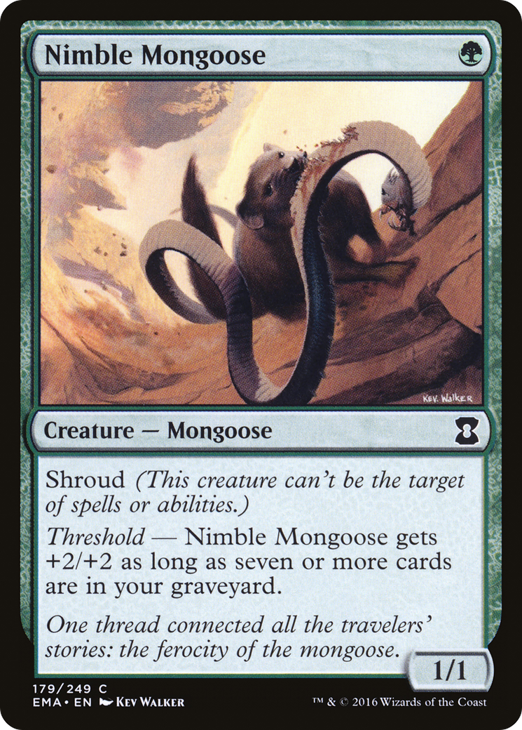 Nimble Mongoose [Eternal Masters] Foil