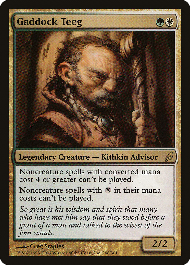 Gaddock Teeg [Lorwyn] Foil
