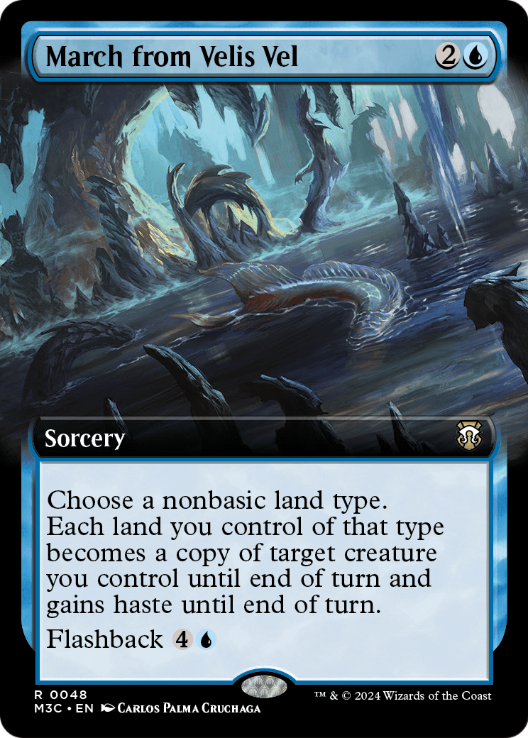 March from Velis Vel (Extended Art) [Modern Horizons 3 Commander] Foil