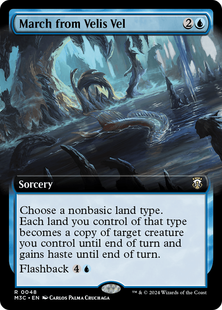 March from Velis Vel (Extended Art) [Modern Horizons 3 Commander] Foil
