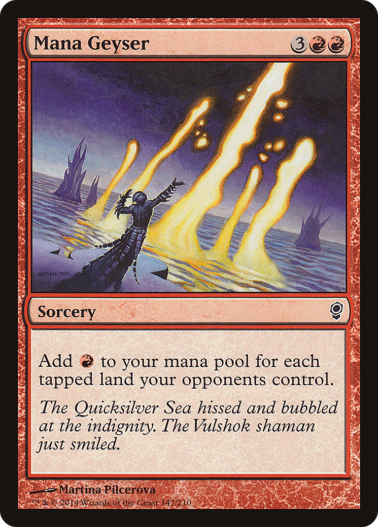 Mana Geyser [Conspiracy] Foil