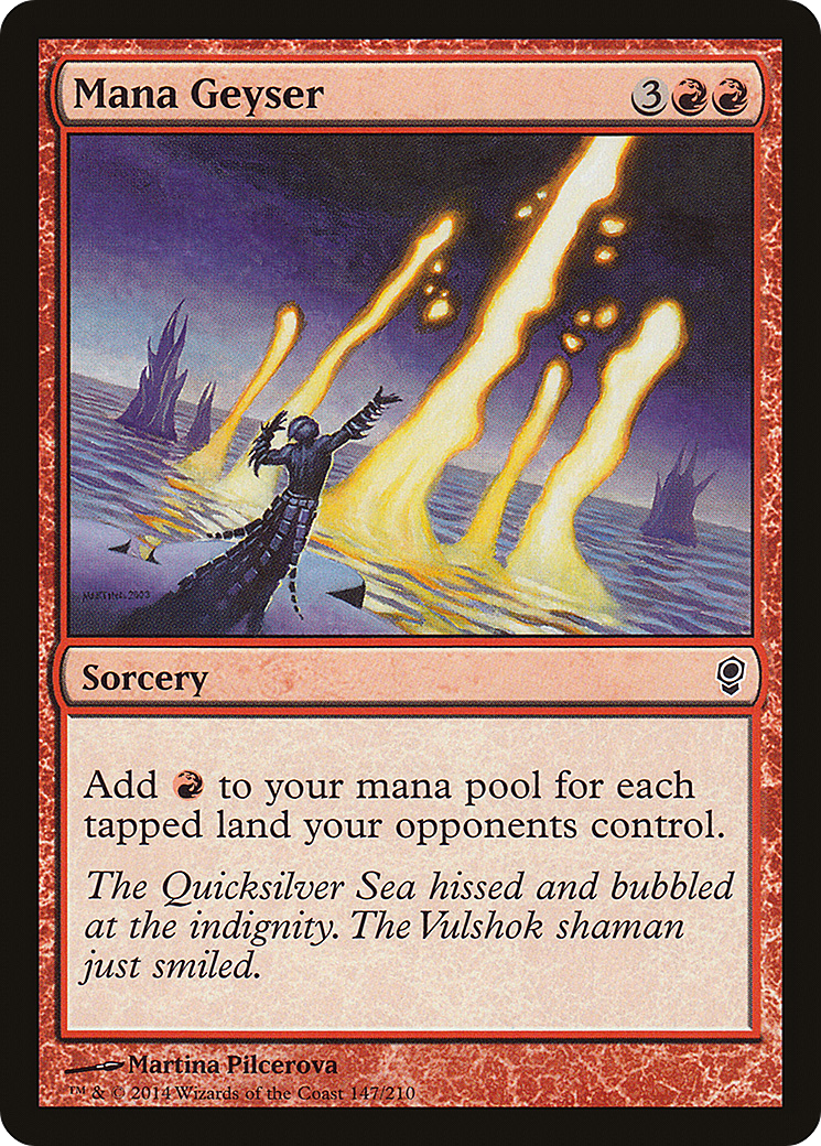 Mana Geyser [Conspiracy] Foil