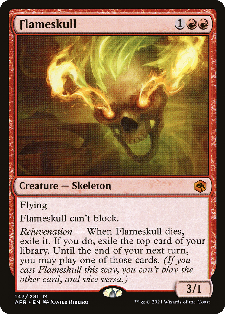 Flameskull [Dungeons & Dragons: Adventures in the Forgotten Realms] Foil