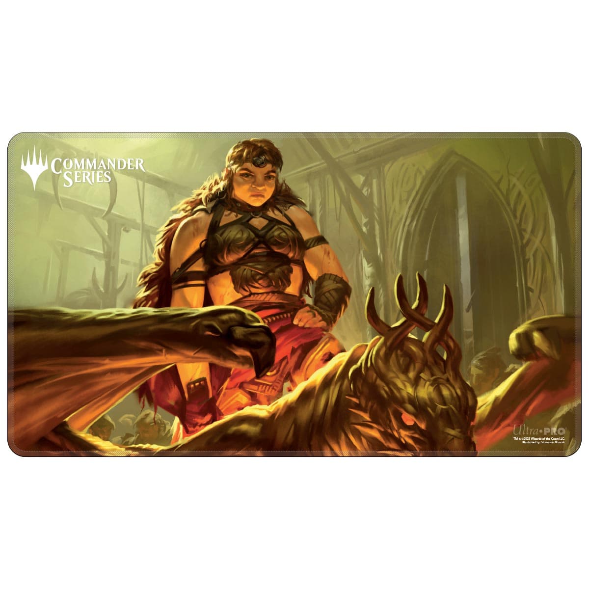 Ultra PRO: Stitched Edge Playmat | Commander Series #1 | Magda, Brazen Outlaw