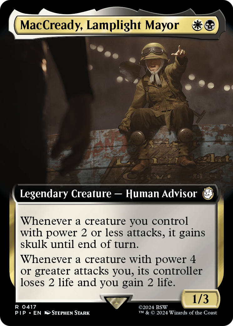 MacCready, Lamplight Mayor (Extended Art) [Fallout] Foil