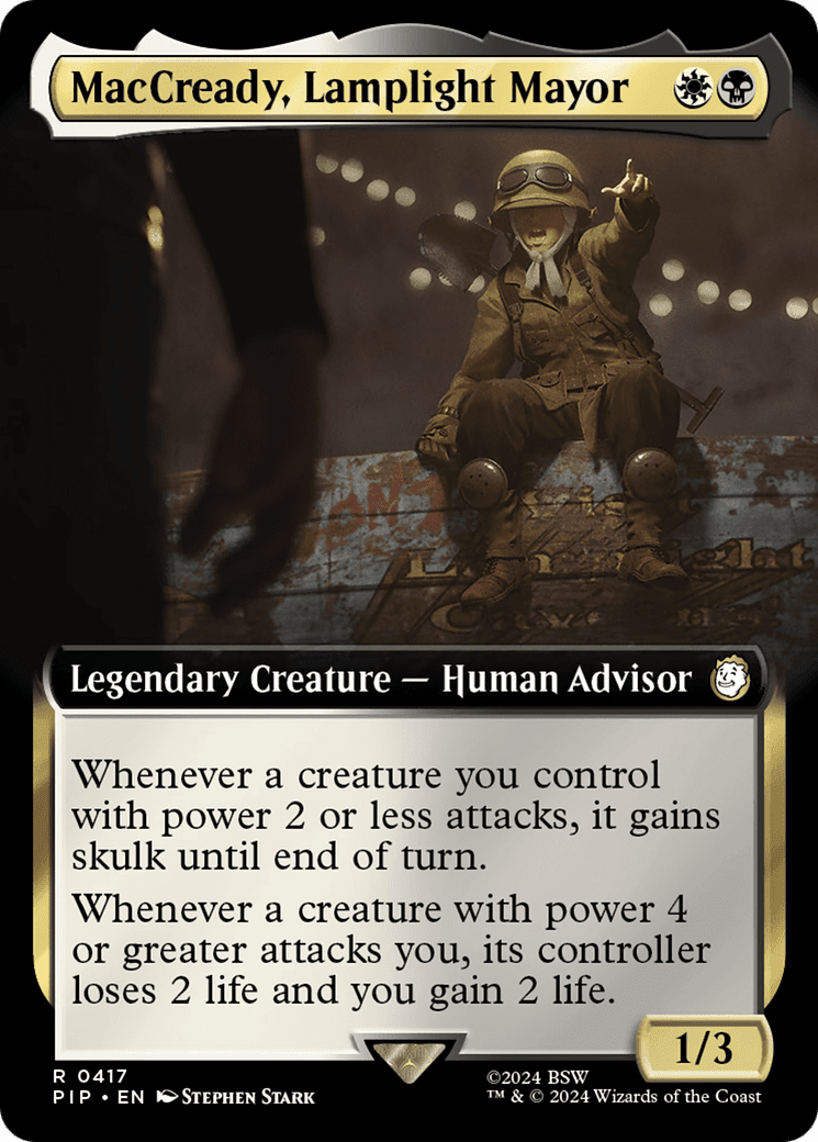 MacCready, Lamplight Mayor (Extended Art) [Fallout] Foil