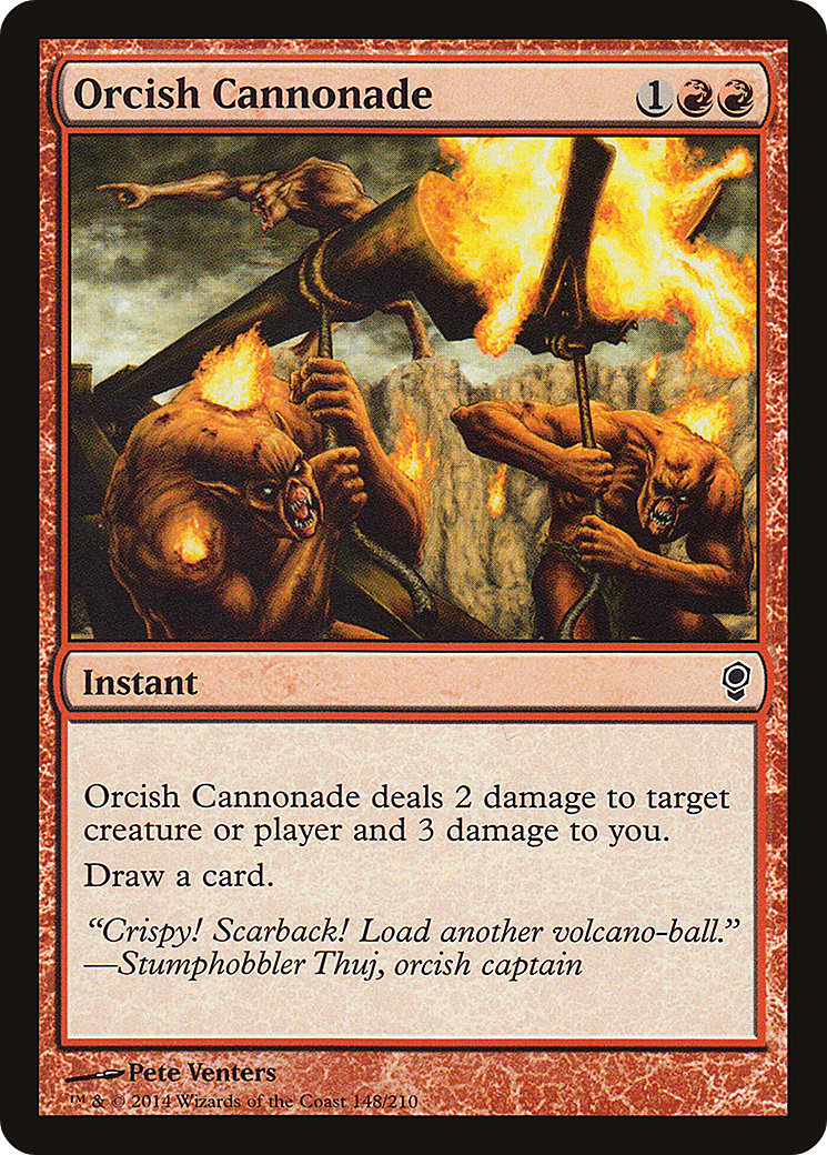 Orcish Cannonade [Conspiracy] Foil