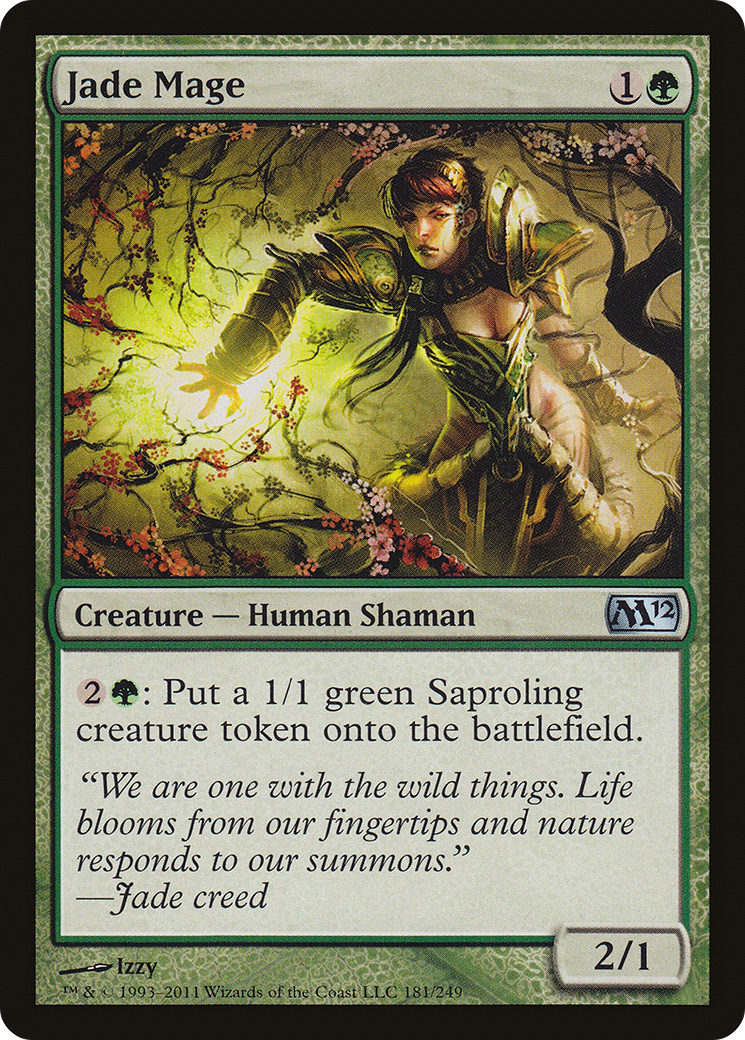 Jade Mage [Magic 2012] Foil