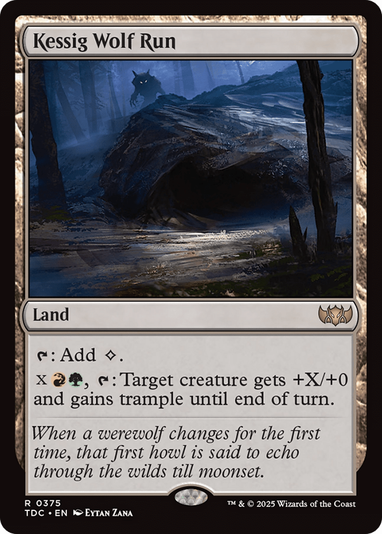 Kessig Wolf Run (375) [Commander: Tarkir: Dragonstorm]