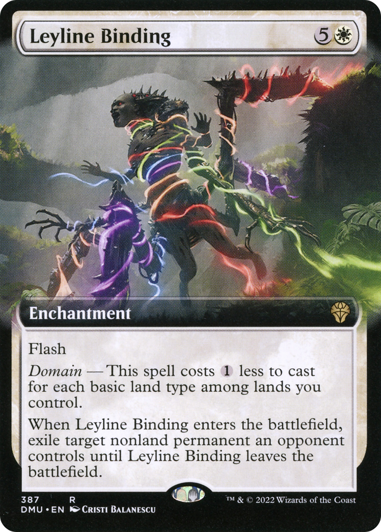 Leyline Binding (Extended Art) [Dominaria United] Foil