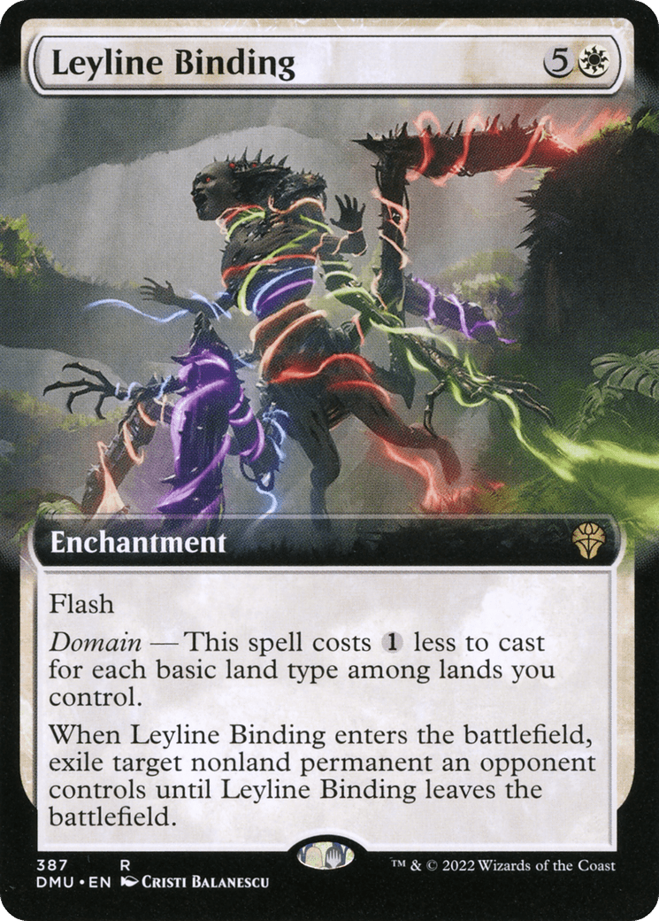 Leyline Binding (Extended Art) [Dominaria United] Foil
