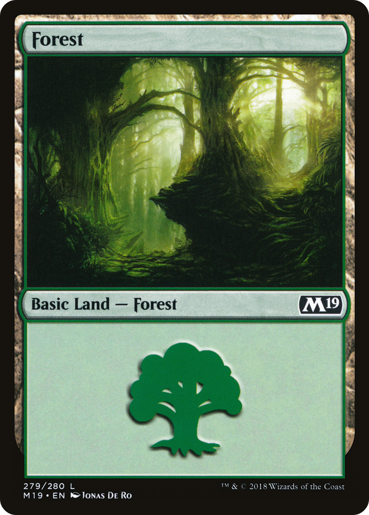 Forest (279) [Core Set 2019] Foil