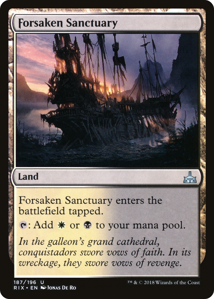 Forsaken Sanctuary [Rivals of Ixalan] Foil