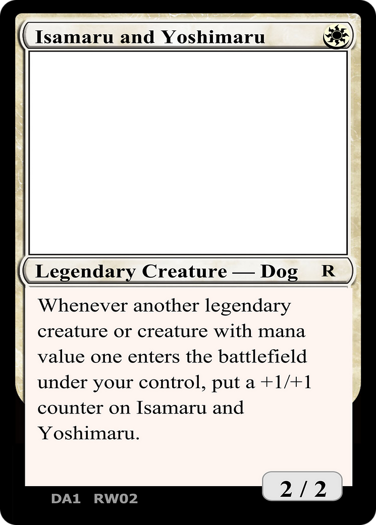 Isamaru and Yoshimaru (DA1-RW02B) - Unknown Event