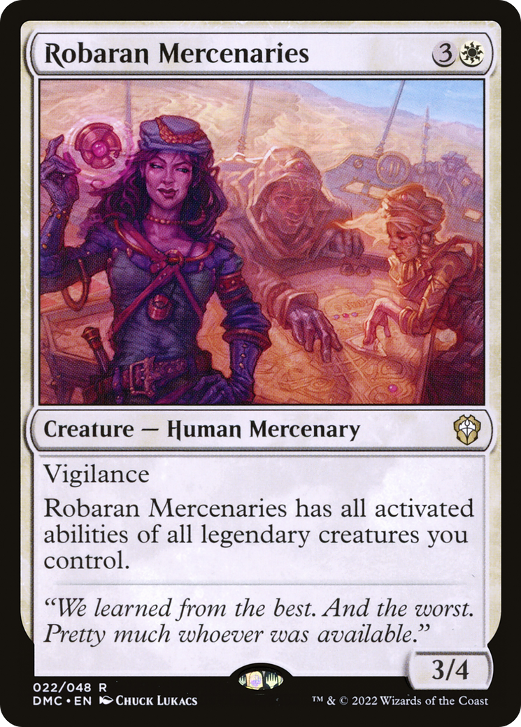 Robaran Mercenaries [Dominaria United Commander] Foil