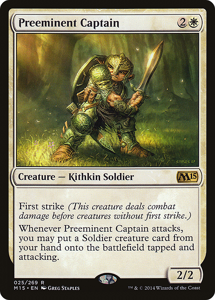 Preeminent Captain [Magic 2015] Foil
