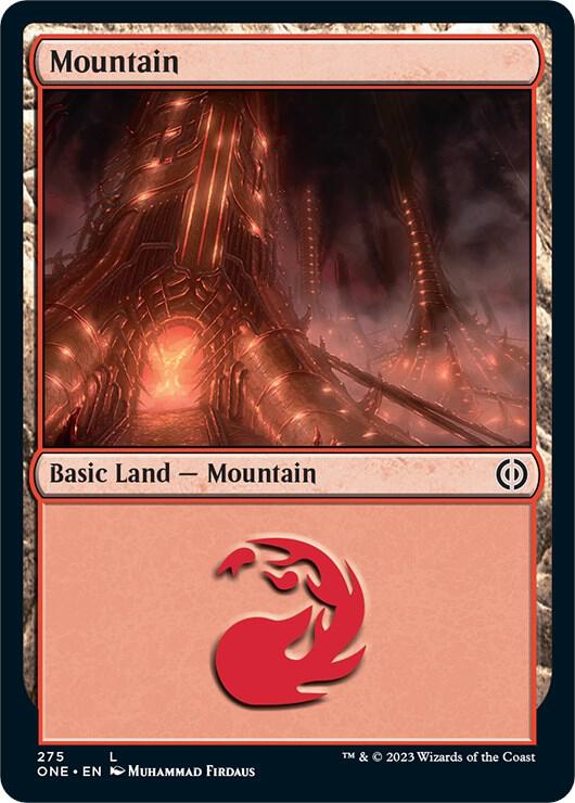 Mountain 275 (Phyrexia: All Will Be One) 