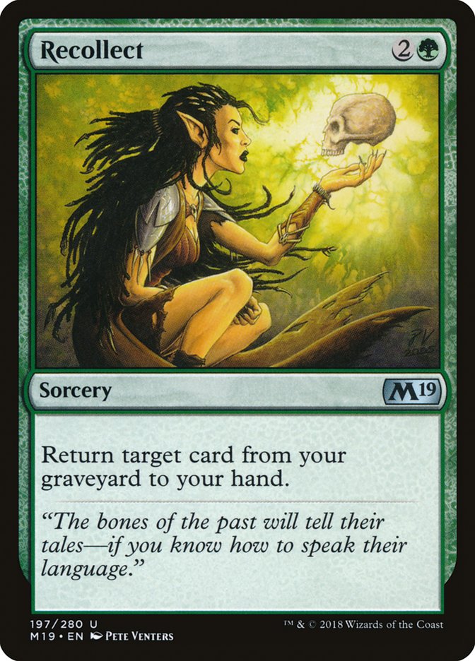 Recollect 197/280 (Core Set 2019) 
