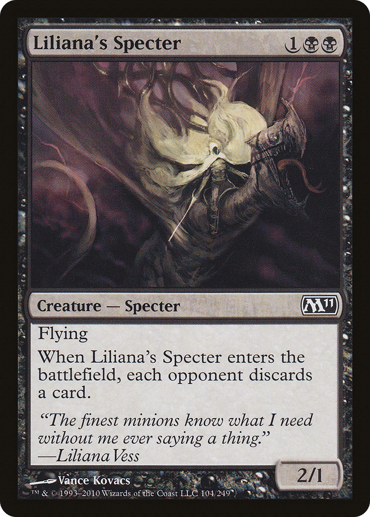 Liliana's Specter [Magic 2011] Foil
