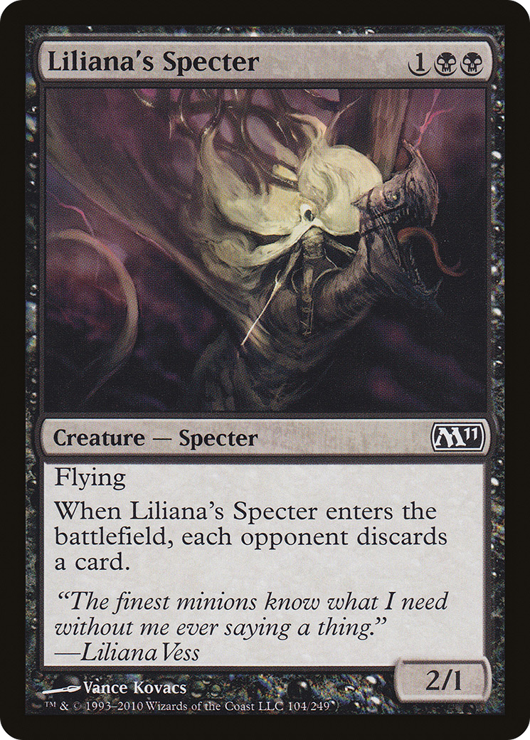 Liliana's Specter [Magic 2011] Foil