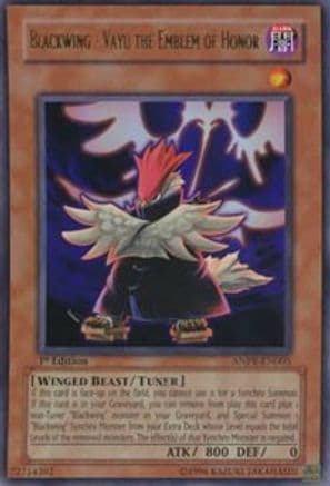 Blackwing - Vayu the Emblem of Honor [ANPR-EN005] Ultra Rare