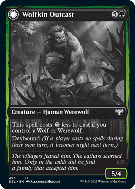 Wolfkin Outcast // Wedding Crasher [Innistrad: Double Feature] Foil