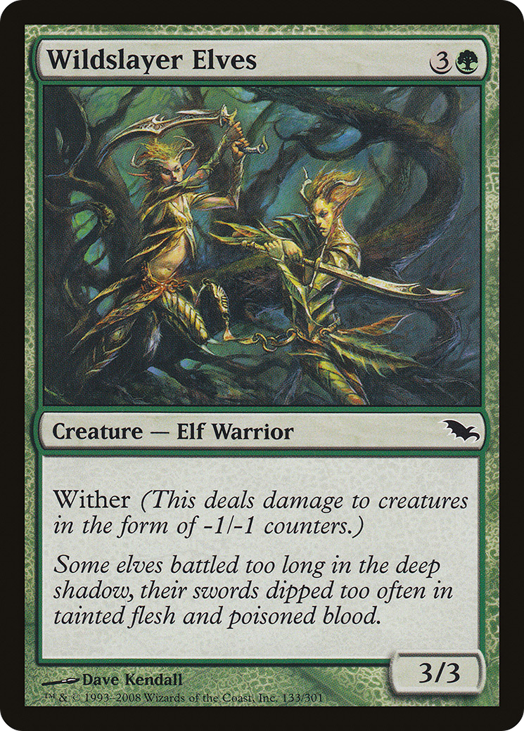 Wildslayer Elves [Shadowmoor] Foil