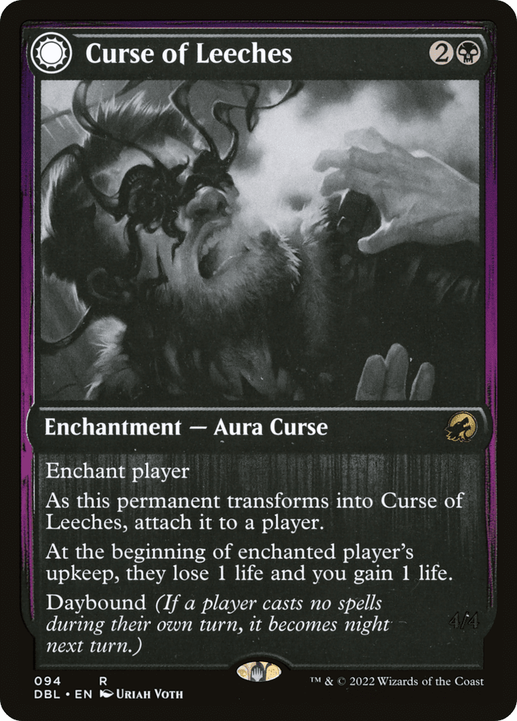 Curse of Leeches // Leeching Lurker [Innistrad: Double Feature] Foil