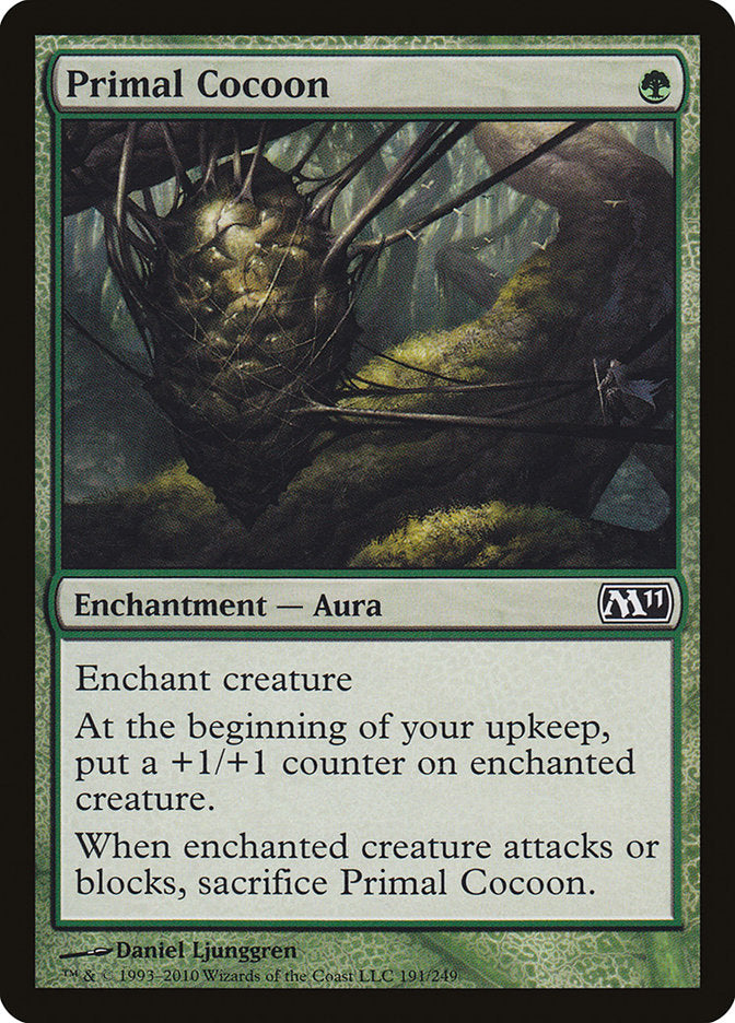 Primal Cocoon 191/249 (Magic 2011 (M11))  - Foil