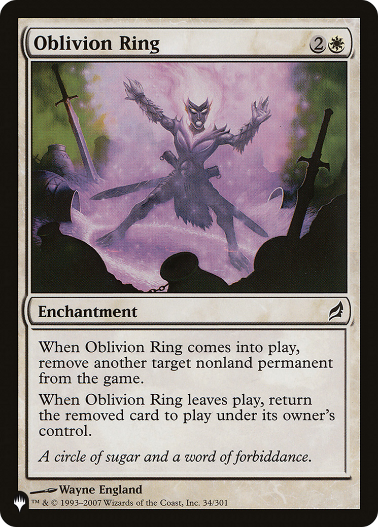 Oblivion Ring |  (LRW-34) [The List]