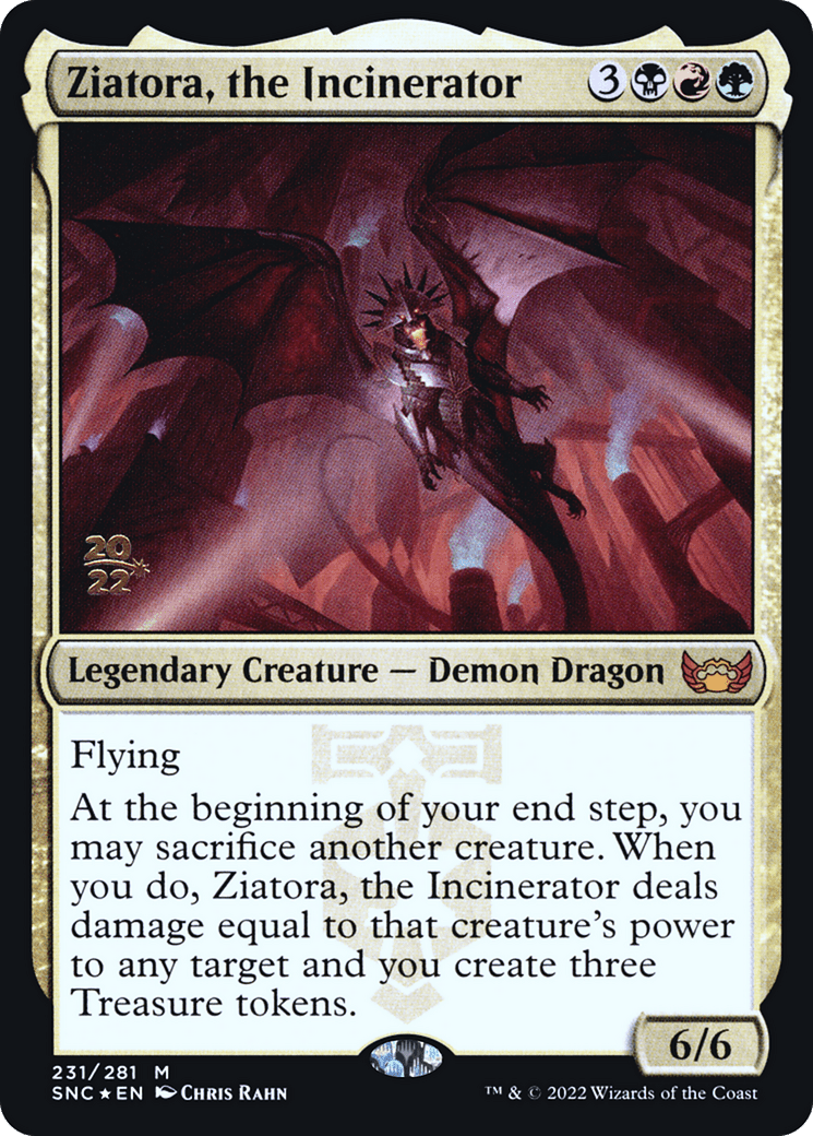 Ziatora, the Incinerator [Streets of New Capenna Prerelease Promos]