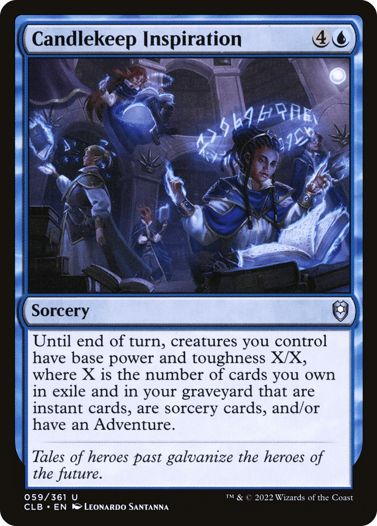 Candlekeep Inspiration [Commander Legends: Battle for Baldur's Gate] Foil
