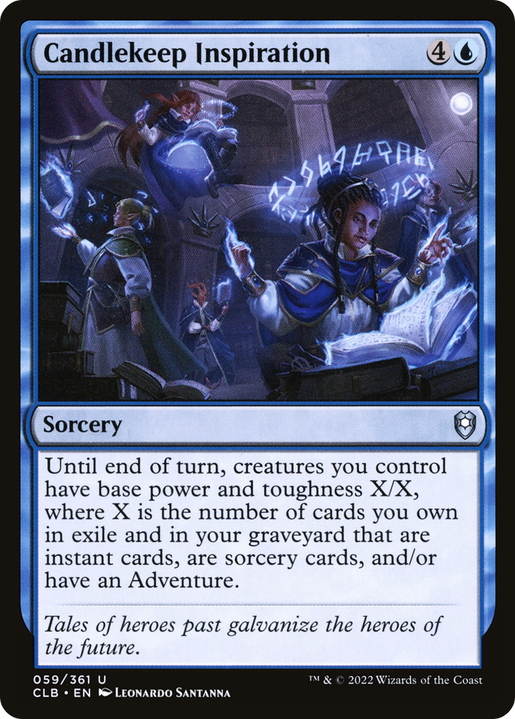 Candlekeep Inspiration [Commander Legends: Battle for Baldur's Gate] Foil