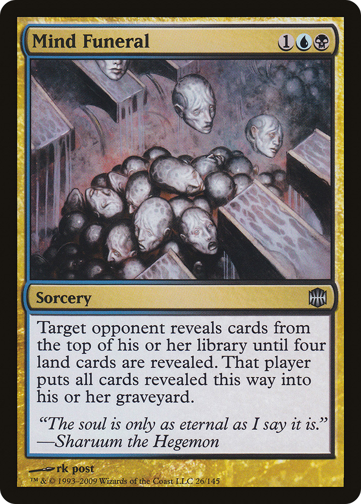 Mind Funeral [Alara Reborn] Foil