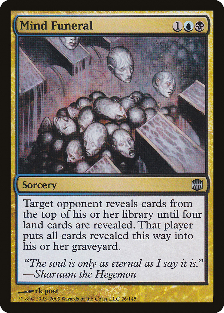 Mind Funeral [Alara Reborn] Foil