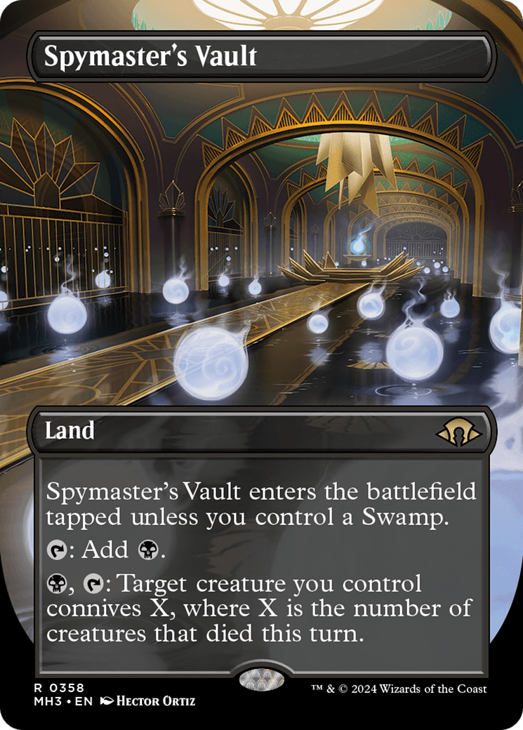 Spymaster's Vault (Borderless) [Modern Horizons 3] Foil