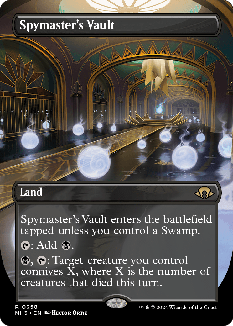 Spymaster's Vault (Borderless) [Modern Horizons 3] Foil