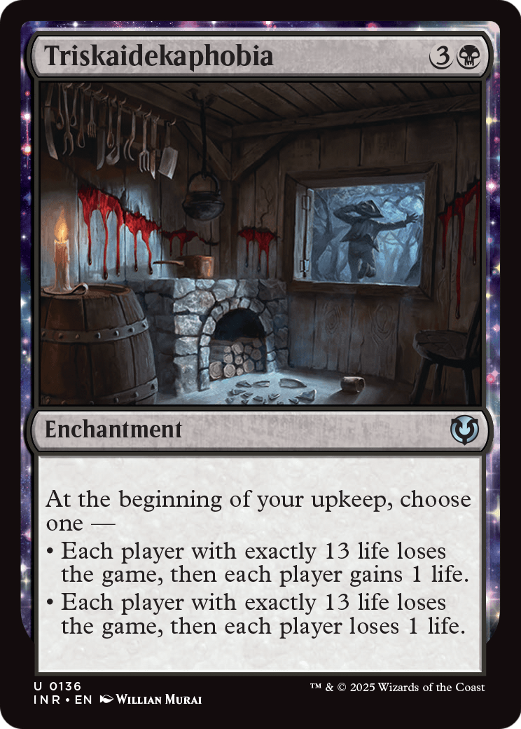 Triskaidekaphobia (-136) [Innistrad Remastered]  Foil