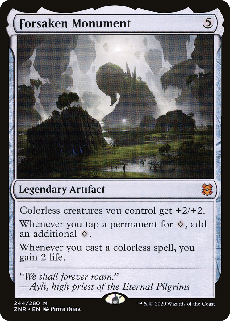 Forsaken Monument [Zendikar Rising] Foil