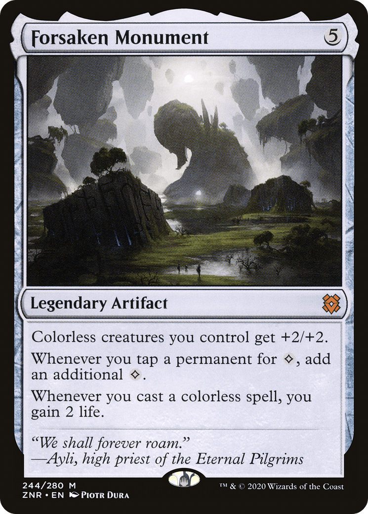 Forsaken Monument [Zendikar Rising] Foil