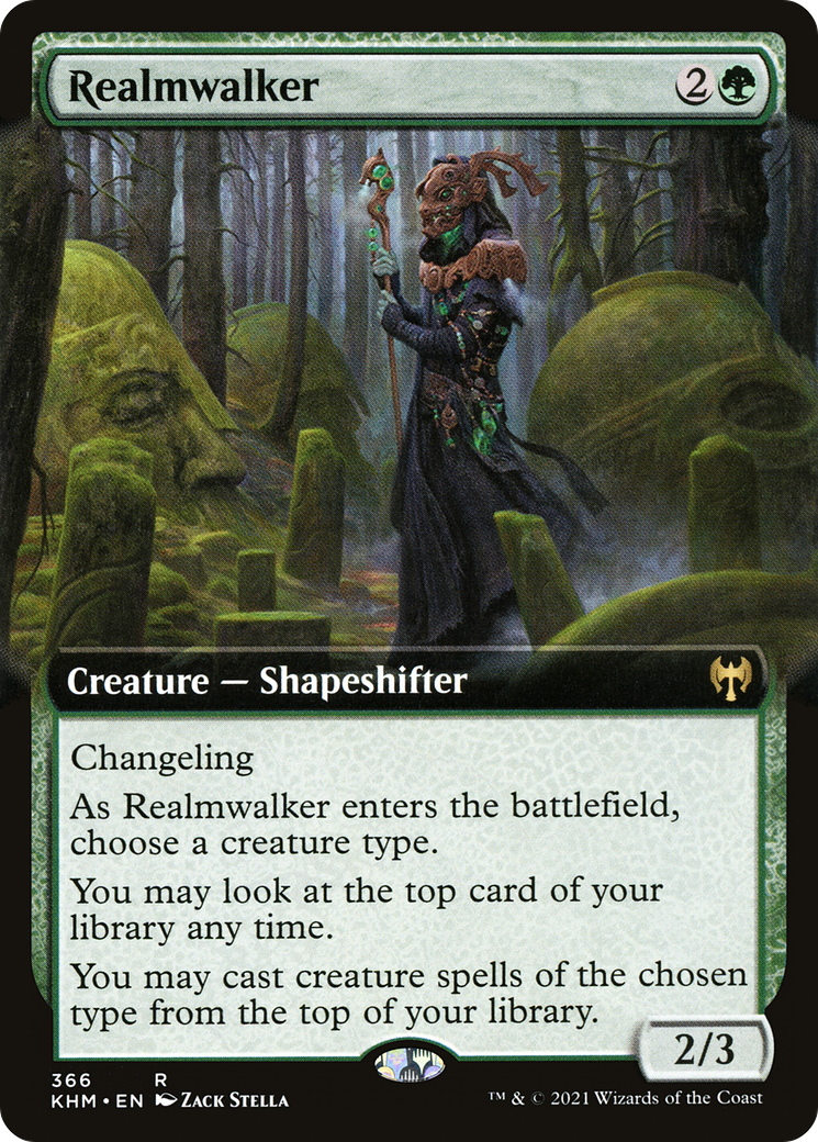 Realmwalker (Extended Art) [Kaldheim] Foil