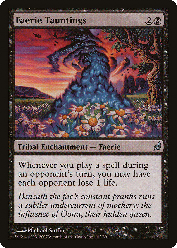 Faerie Tauntings [Lorwyn] Foil