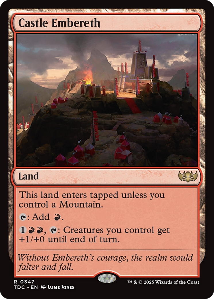 Castle Embereth (347) [Commander: Tarkir: Dragonstorm]