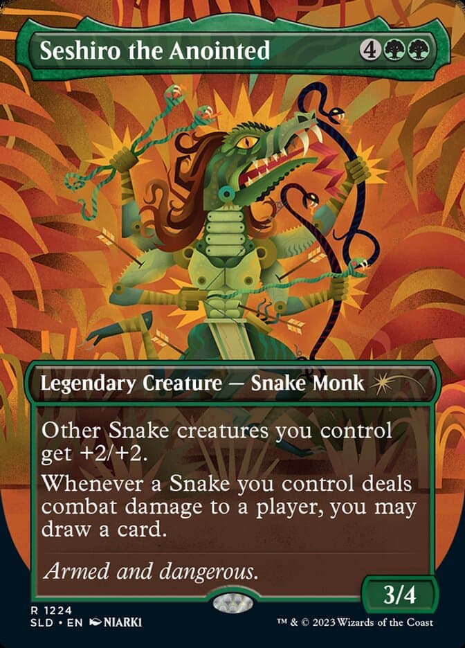 Seshiro the Anointed (Borderless) [Secret Lair Drop Series] Foil