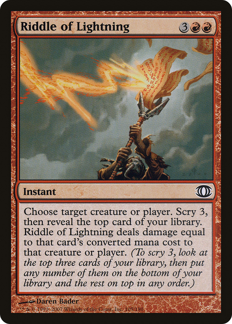 Riddle of Lightning [Future Sight] Foil