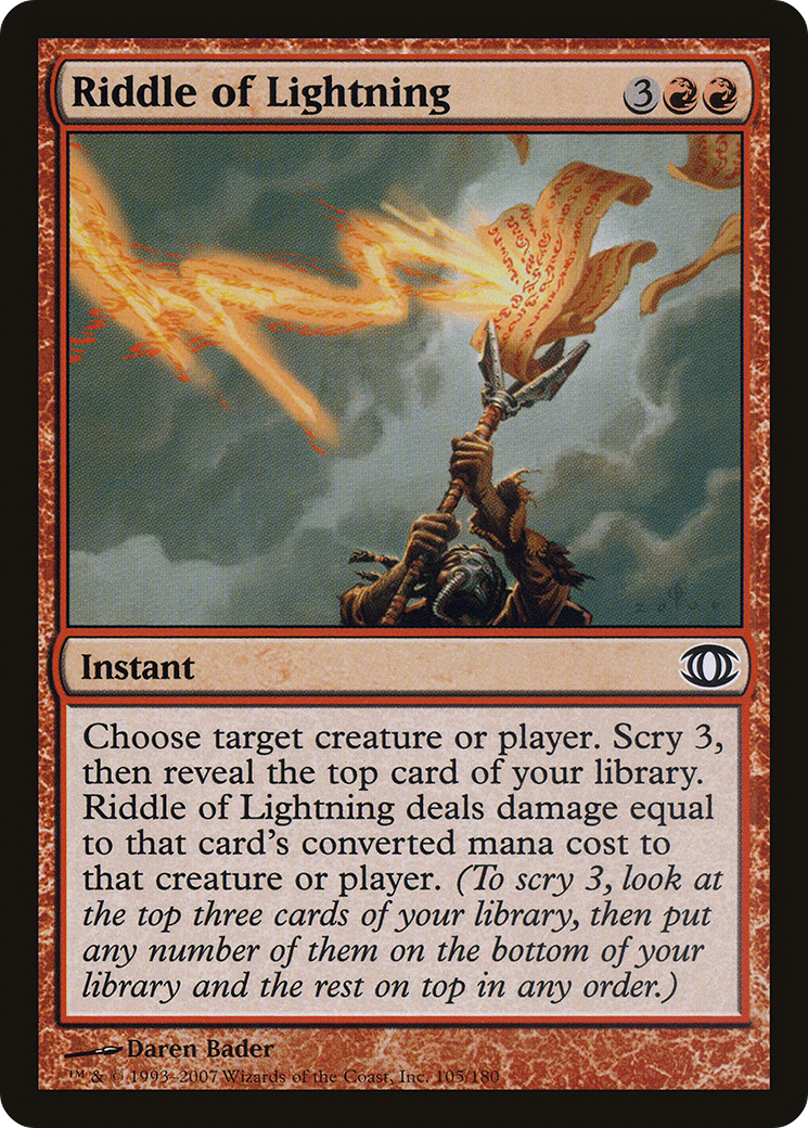 Riddle of Lightning [Future Sight] Foil