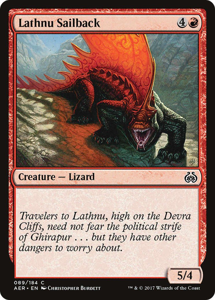Lathnu Sailback [Aether Revolt] Foil