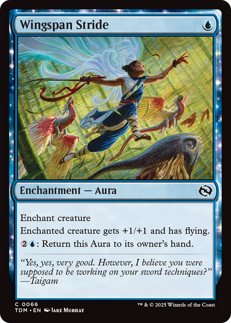Wingspan Stride (066) [Tarkir: Dragonstorm]  Foil