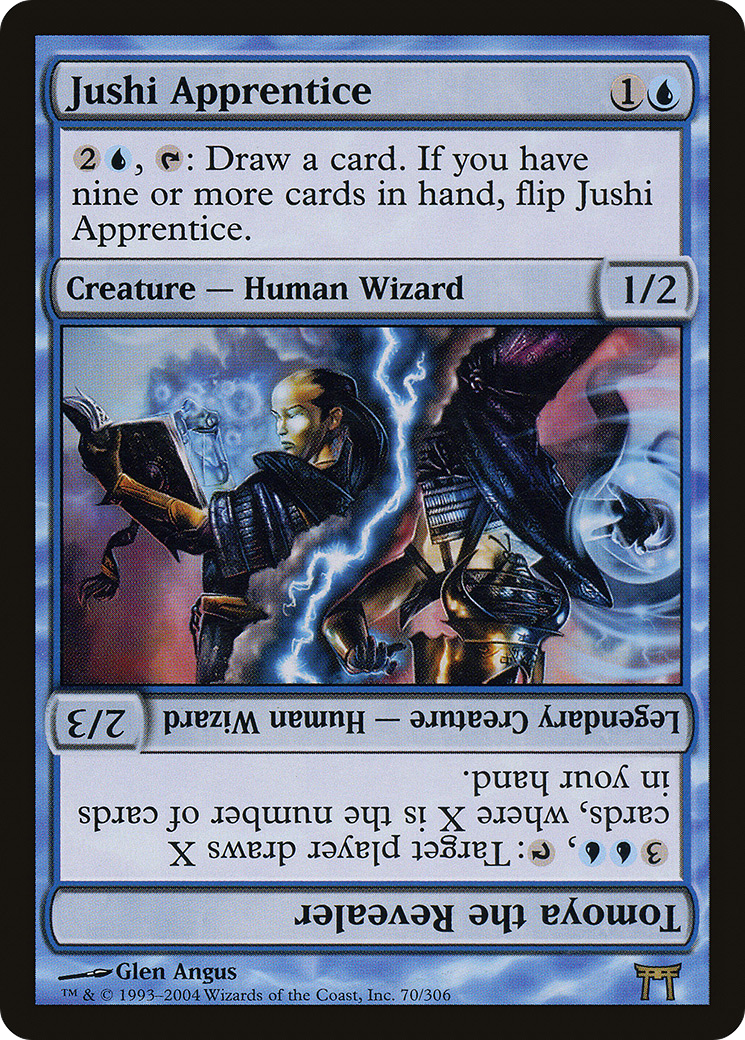 Jushi Apprentice // Tomoya the Revealer [Champions of Kamigawa] Foil